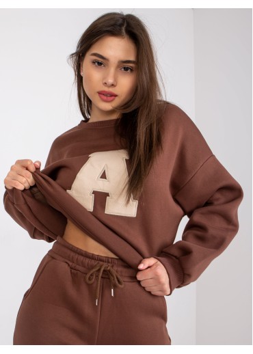 Hnedá tepláková súprava