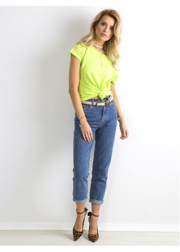 Zelené basic tričko