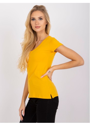 Žlté basic tričko