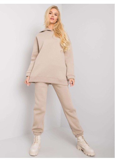 Béžovo hnedá tepláková súprava