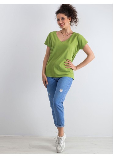 Zelené basic tričko