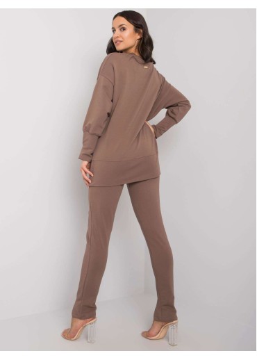 Hnedá tepláková súprava