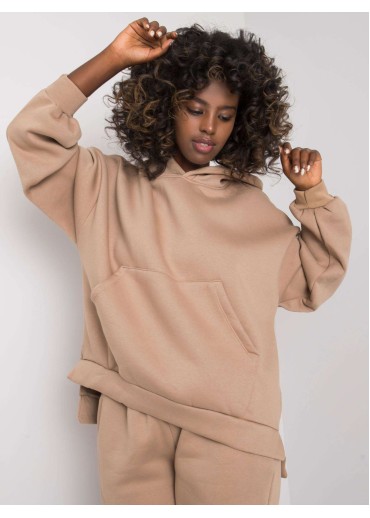 Béžovo hnedá tepláková súprava