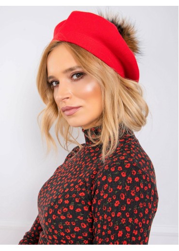 Červená čiapka - baretka