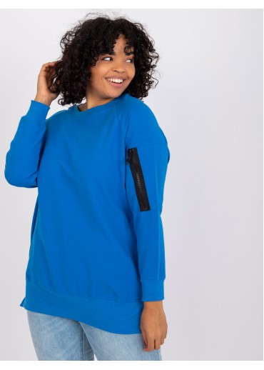 Modrá one size tunika