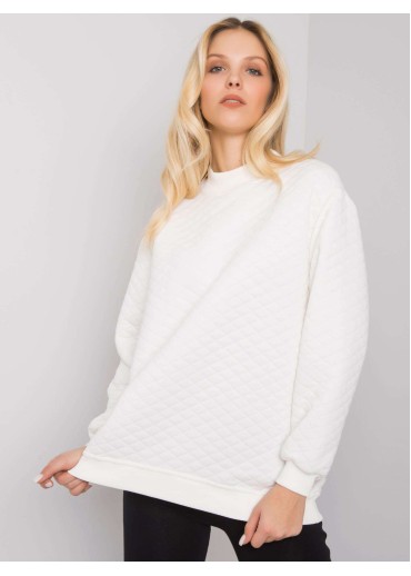 Smotanovo biela dámska mikina