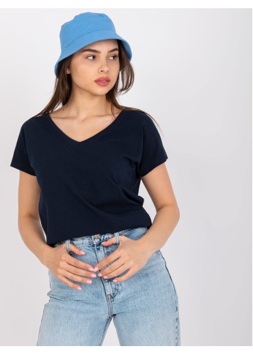 Modré basic tričko