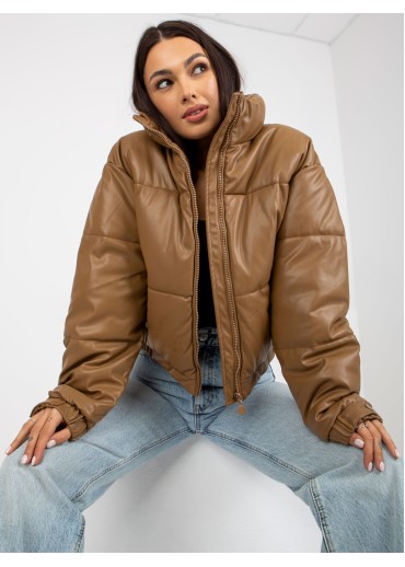 Hnedá krátka bunda