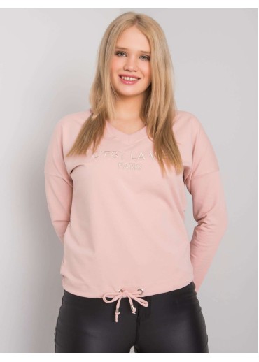 Tmavopúdrovo ružové one size tričko