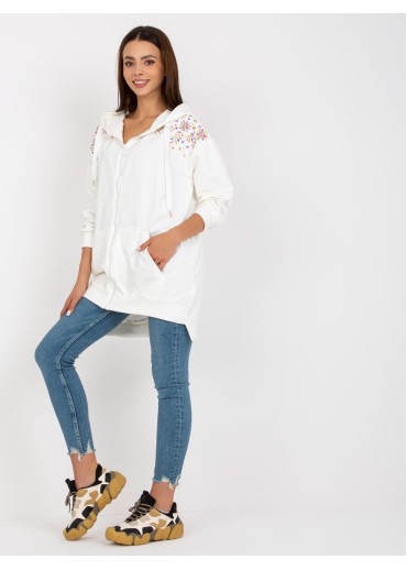 Smotanovo biela mikina