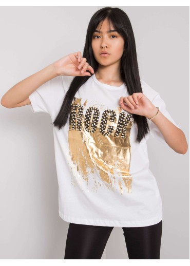 Biele bavlnené tričko