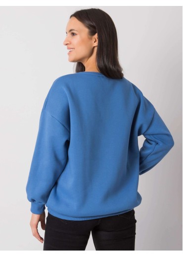 Svetlomodrá basic mikina