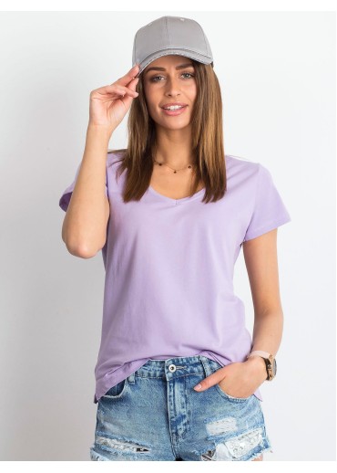 Fialové basic tričko