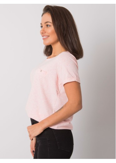 Ružové basic tričko