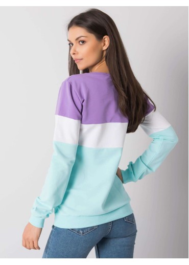 Fialová basic mikina