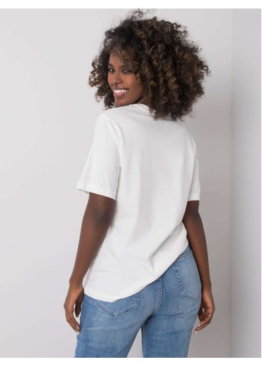 Biele bavlnené tričko