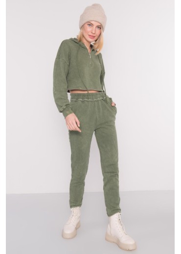 Khaki zelené tepláky