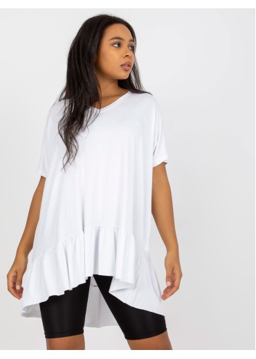 Biela tričková tunika
