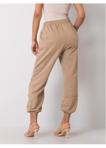 Béžovo hnedé tepláky