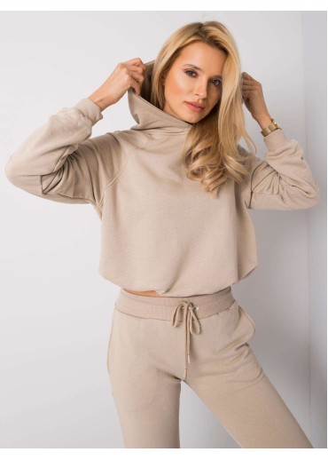 Béžovo hnedá tepláková súprava