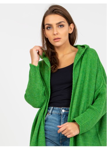 Zelený kardigán