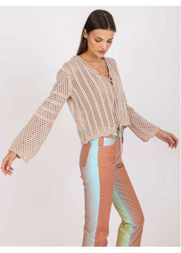 Béžovo hnedý sveter