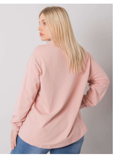 Tmavopúdrovo ružové tričko s potlačou