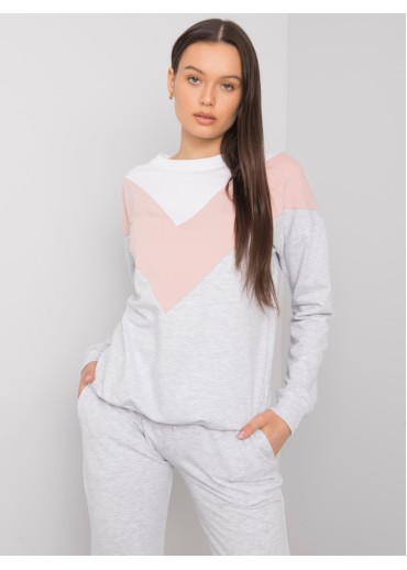 Púdrovo ružová tepláková súprava