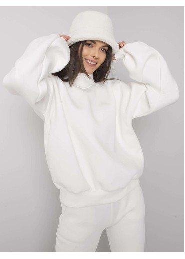 Smotanovo biela tepláková súprava s vestou