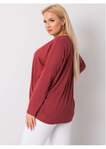 Bordovo červené tričko