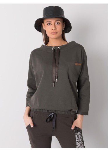 Khaki zelená mikina