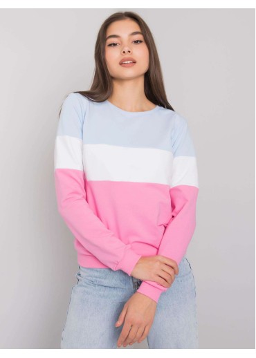 Ružová basic mikina