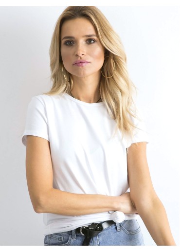 Biele bavlnené tričko