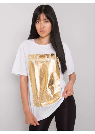 Biele bavlnené tričko