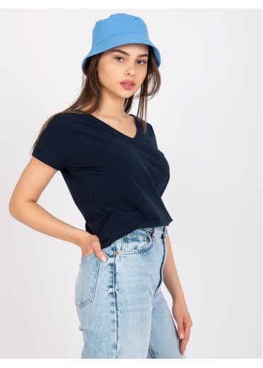 Modré basic tričko