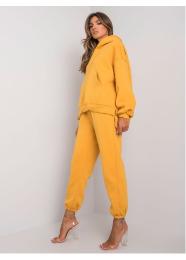 Karamelovo hnedá tepláková súprava