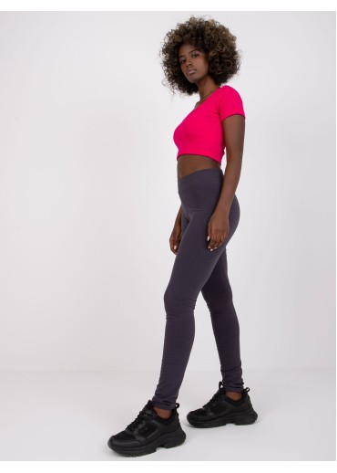 Grafitovo sivá legíny