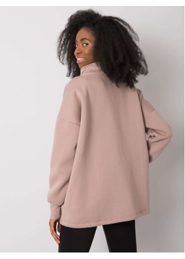 Béžovo hnedá mikina