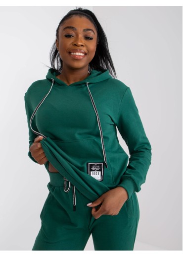 Tmavozelená tepláková súprava