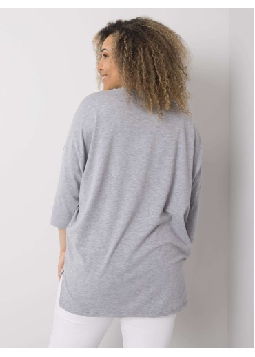 Sivé tričko s potlačou