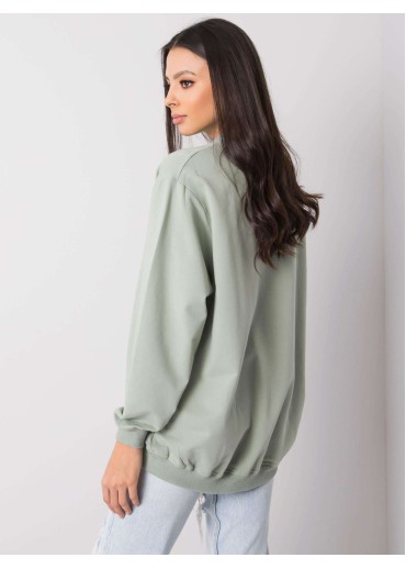 Zelená oversize mikina