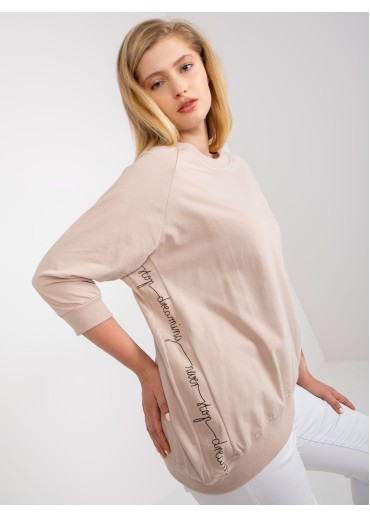 Béžovo hnedá tunika