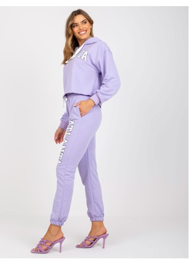 Fialová tepláková súprava