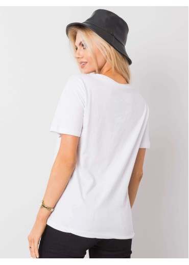 Biele bavlnené tričko