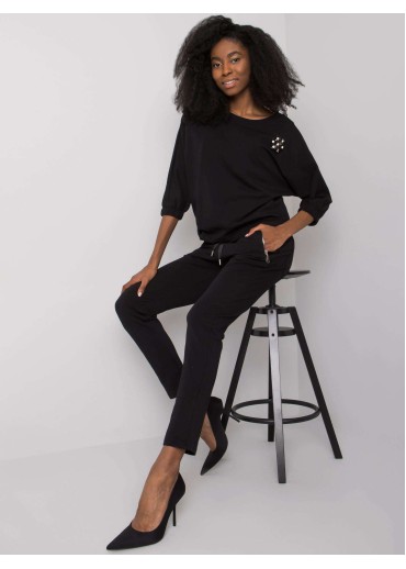 Čierna tepláková súprava