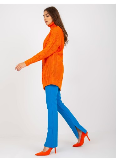 Oranžový dlhý rolák