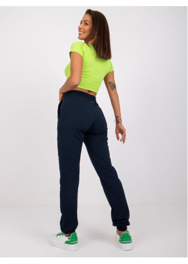 Tmavomodré basic tepláky