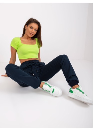 Tmavomodré basic tepláky