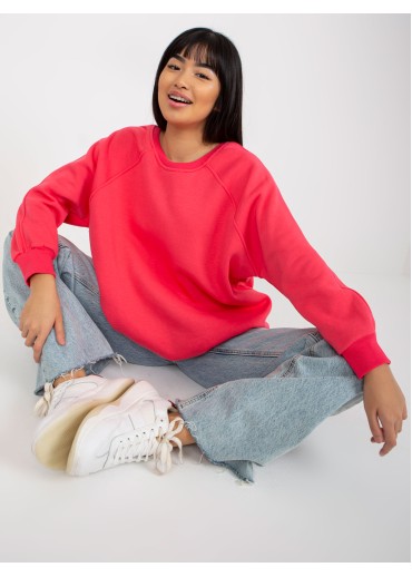 Koralovo ružová mikina