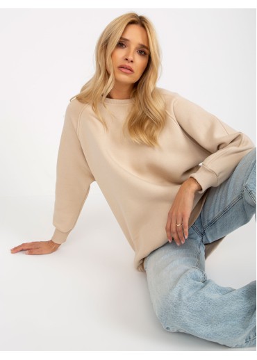 Béžovo hnedá mikina